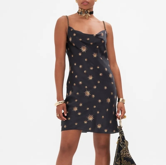 Camilla Short Bias Slip in Soul of A Star Gazer size S NWT - Picture 1 of 12
